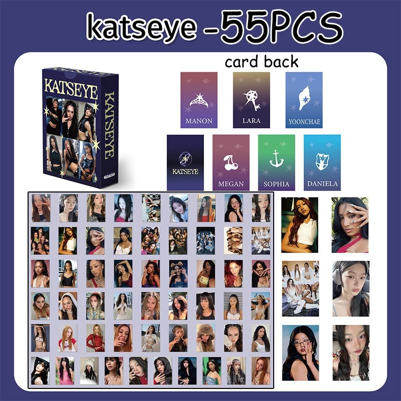 KATSEYE メーガン Holiday boxトレカ KATSEYE MERCH & MISC PHOTOCARD TEMPLATE Holiday Box Photocards
