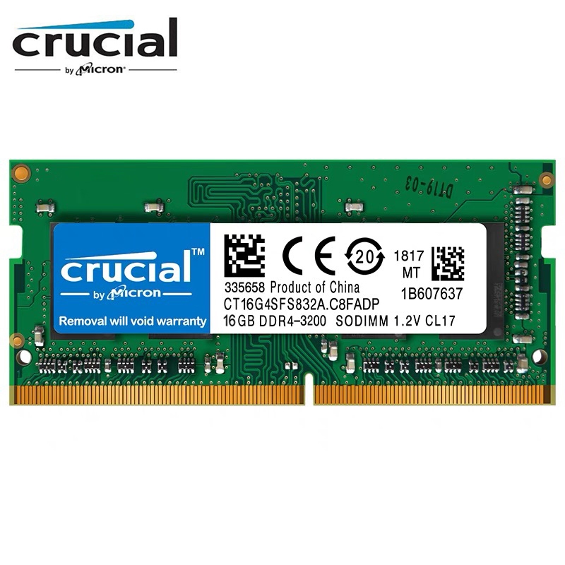 Crucial Portátil RAM DDR4 4GB 8GB 16GB 2400Mhz 2133Mhz 2666Mhz 3200Mhz 1.2v Notebook Para Memória PC4-2400T SODIMM