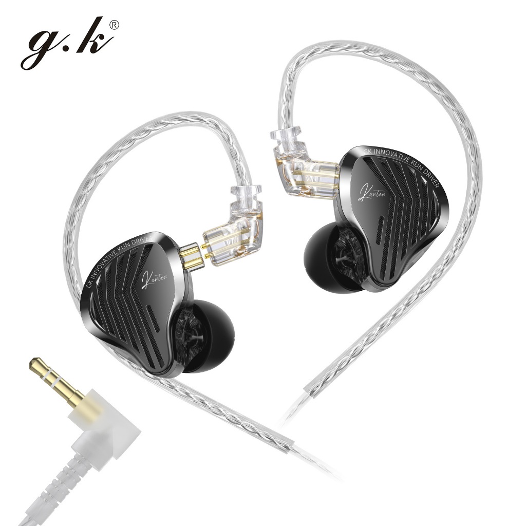 GK-KUNTEN Fones De Ouvido Intra-Auriculares De Alta Qualidade Fone