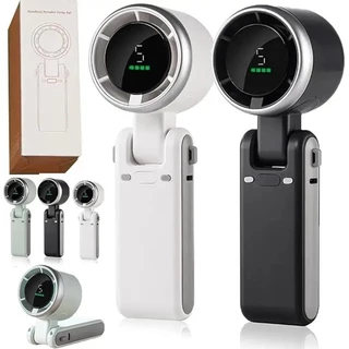 Ventilador de resfriamento portátil 1800mAh Velocidade do vento de 5 velocidades 180°Mini Ventilador Turbo Adequado para