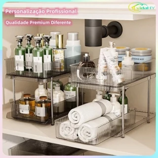 Caixa Organizadora Multicamadas para Cosméticos, Cozinha e Armazenamento Diário • Design em Camadas Prático em Oferta na Shopee