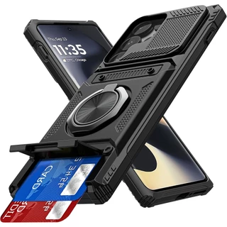 Caso rígido resistente a choques com suporte e slot Para Galaxy S25 Ultra S25 Fe S24 Ultra S23 Ultra A16 A56 A17