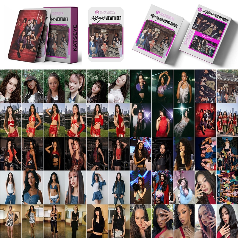 124 Pçs/Caixa KATSEYE Photocards Manon Cartão LOMO Holográfico