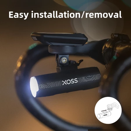 Luz recarregável para bicicleta