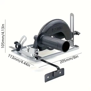 Suporte para Esmerilhadeira, Adaptador de Mesa para Transformar em Lixadeira e Politriz, Ferramenta de Trabalho em Metal