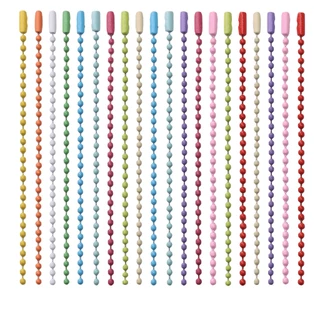 ST.Kunkka 10PCS Corrente De Bolinha Com Canoa 10cm Tag Chaveiro prata