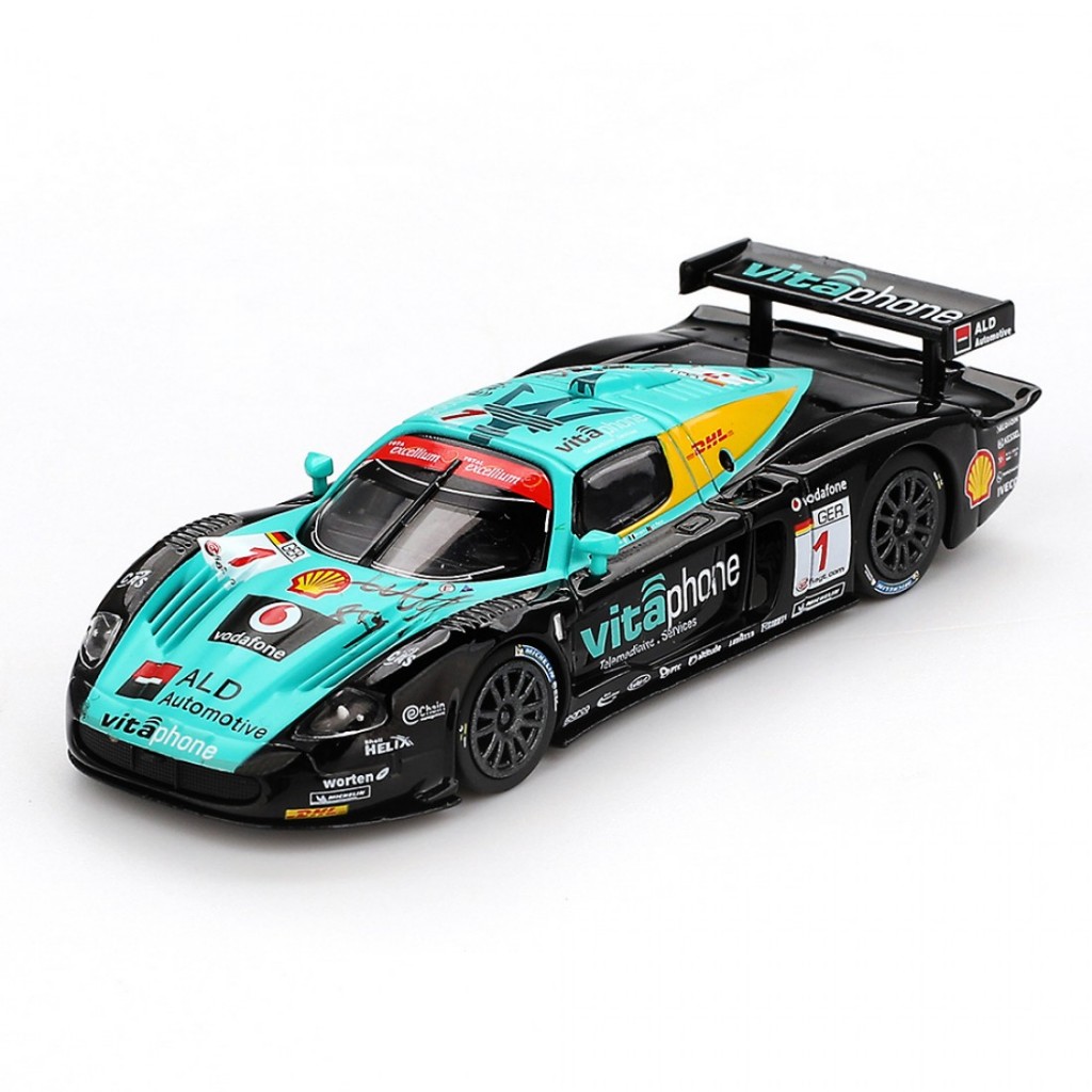 Modelos BBR BBRDIE6421 1/64 Maserati MC12 Competizione # 1 Vitaphone Racing Team 2008 Spa 24 Horas . Carro Modelo Em Esc