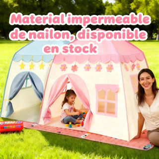 Barraca de acampamento ao ar livre crianças dobrável automática Nylon impermeável tamanho grande em Oferta na Shopee
