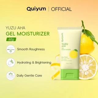 QUIYUM YUZU AHA GEL MOISTURIZER-Esfoliação Suave Diária Para Pele E Brilhante 60g em Oferta na Shopee