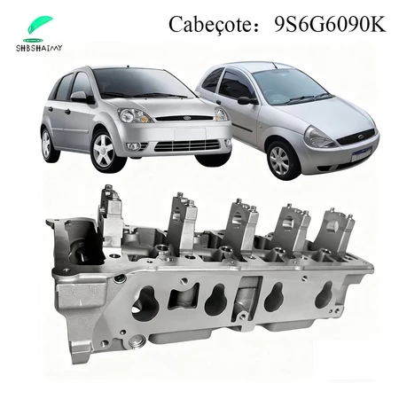 Cabeçote Fiesta / KA/ECOSPORT/ESCORT com Motor Ford Zetec Rocam - 1.0 8v Gasolina - Novo