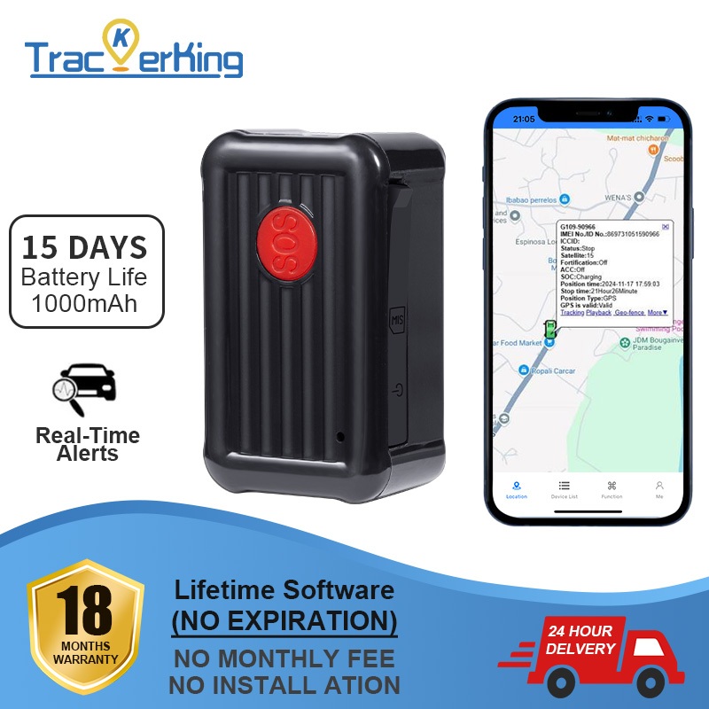 Rastreador GPS Sem Fio TrackerKing EC11 Mini GSM Dispositivo Anti-Perda ...