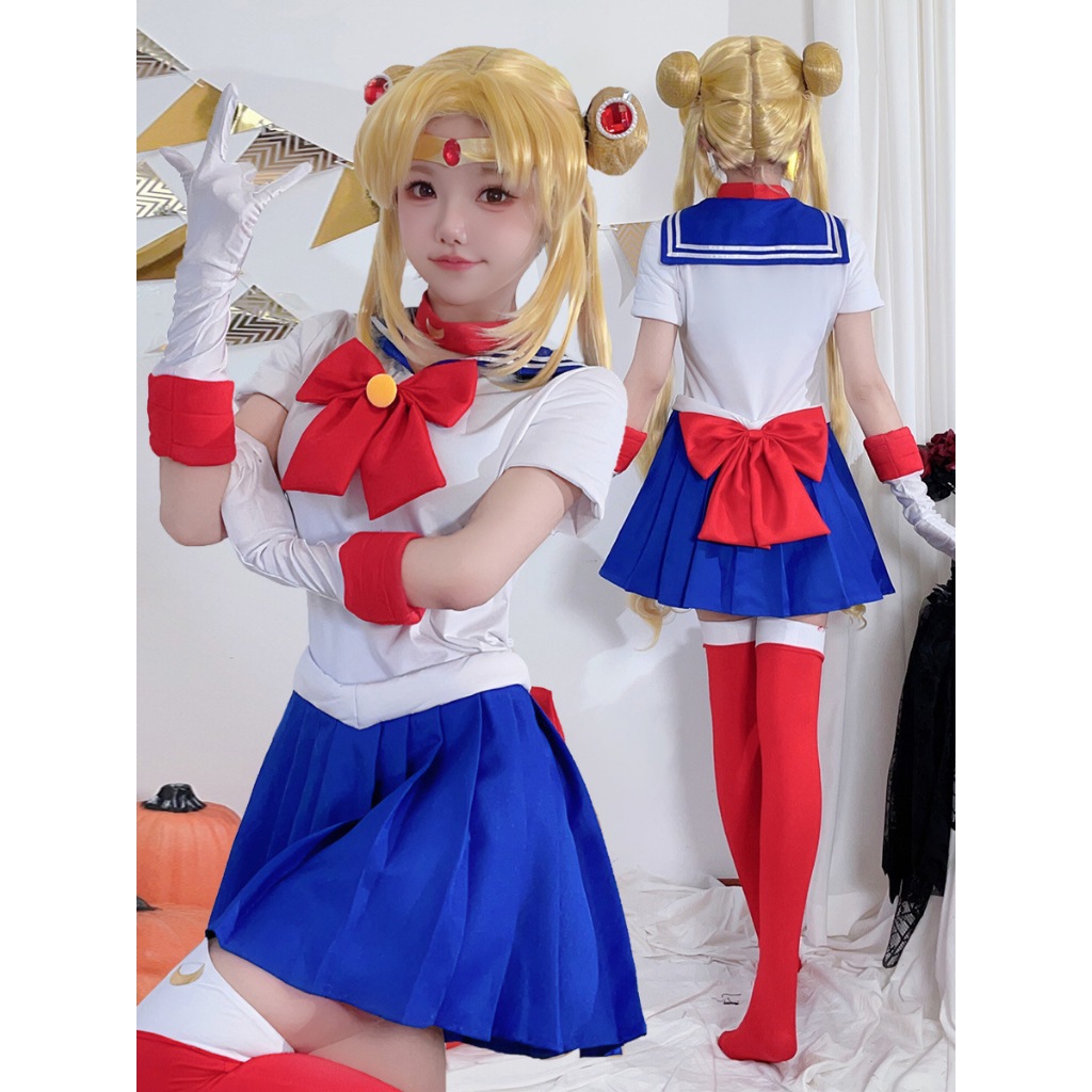 Fantasia De Cosplay De Sailor Moon Para Adultos E Crianças , Vestido De ...