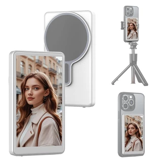 Monitor De Tela Magnética Para Gravação De Vlog Selfie De Smartphone Sem Fio