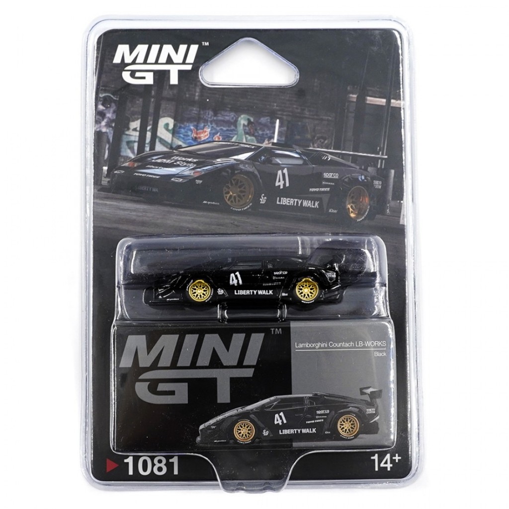 Mini GT MGT01081-L 1081 1/64 Lamborghini Countach LB-WORKS Carro