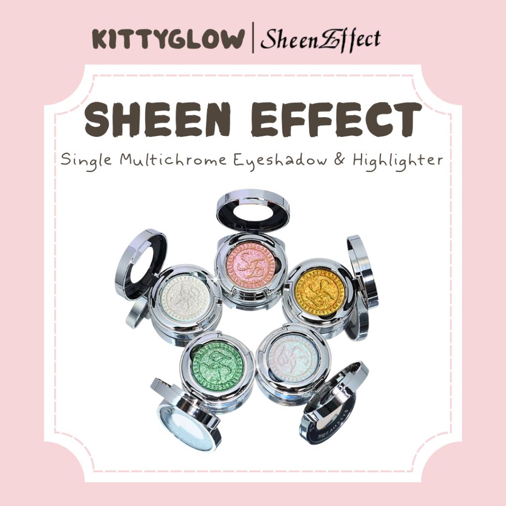 Efeito SHEEN EFFECT Sombra Multicromática Única & Highlighter | Shopee ...