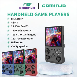 R36 Ultra ANS13 Código Aberto 4 Polegada Tela IPS Retro Handheld Console De Videogame Sistema Linux Portátil Bolso Jogad