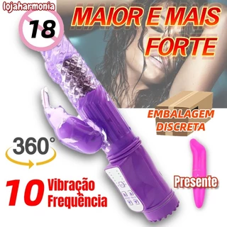 Vibrador ROTATIVO Rabbit com 10 Funções e 36 de Vibração de Rotação Ultra Potente Jack Rabitt Ponto G e Clitóriss em Oferta na Shopee