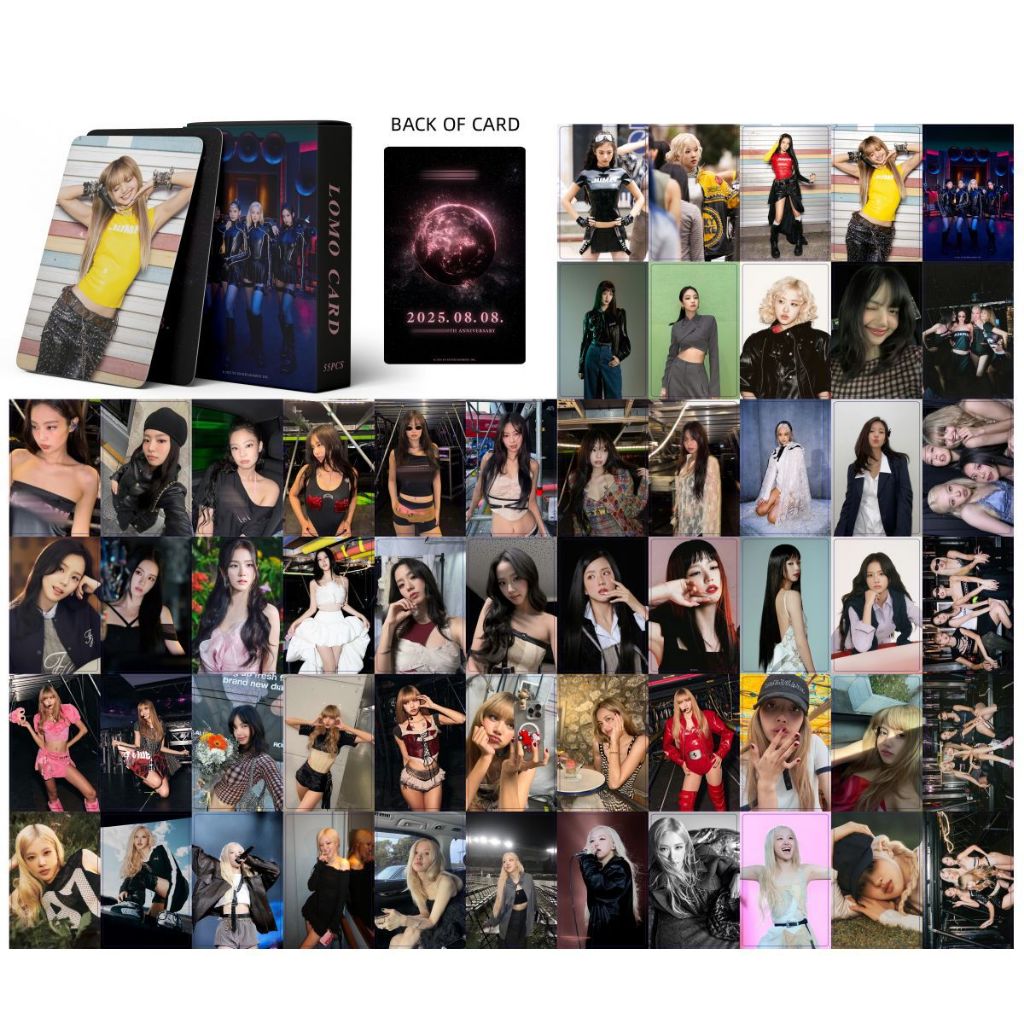 Kpop 55 Pçs/set Lomo Cartões JUMP 8TH BLACKPINK As Meninas Nascem