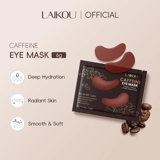 Máscara De Olhos Com Cafeína LAIKOU-Revitalizante E Hidratante Para Áreas Sob Os 6g/Par em Oferta na Shopee