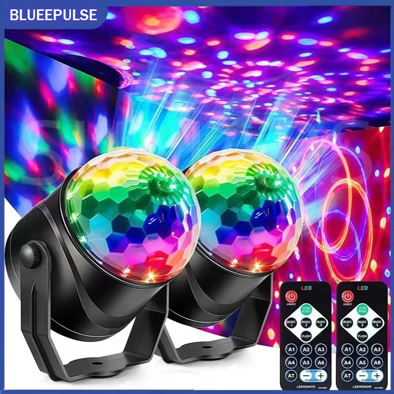 Globo de Luz LED RGB - Sensor de Som, USB, Controle Remoto - Para ...