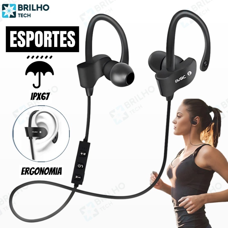 Fone De Ouvido Sem Fio Bluetooth 558 Gancho Da Orelha headset Esportes Música Jogo hands-free Para Todos Os smartphones