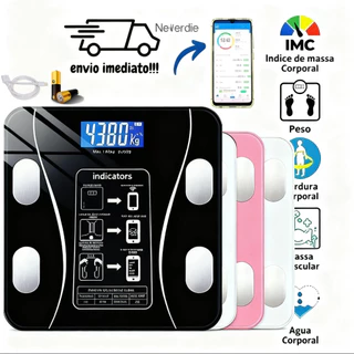 Balança Digital Bioimpedância Corporal 180kg Aplicativo Profissional Bluetooth em Oferta na Shopee