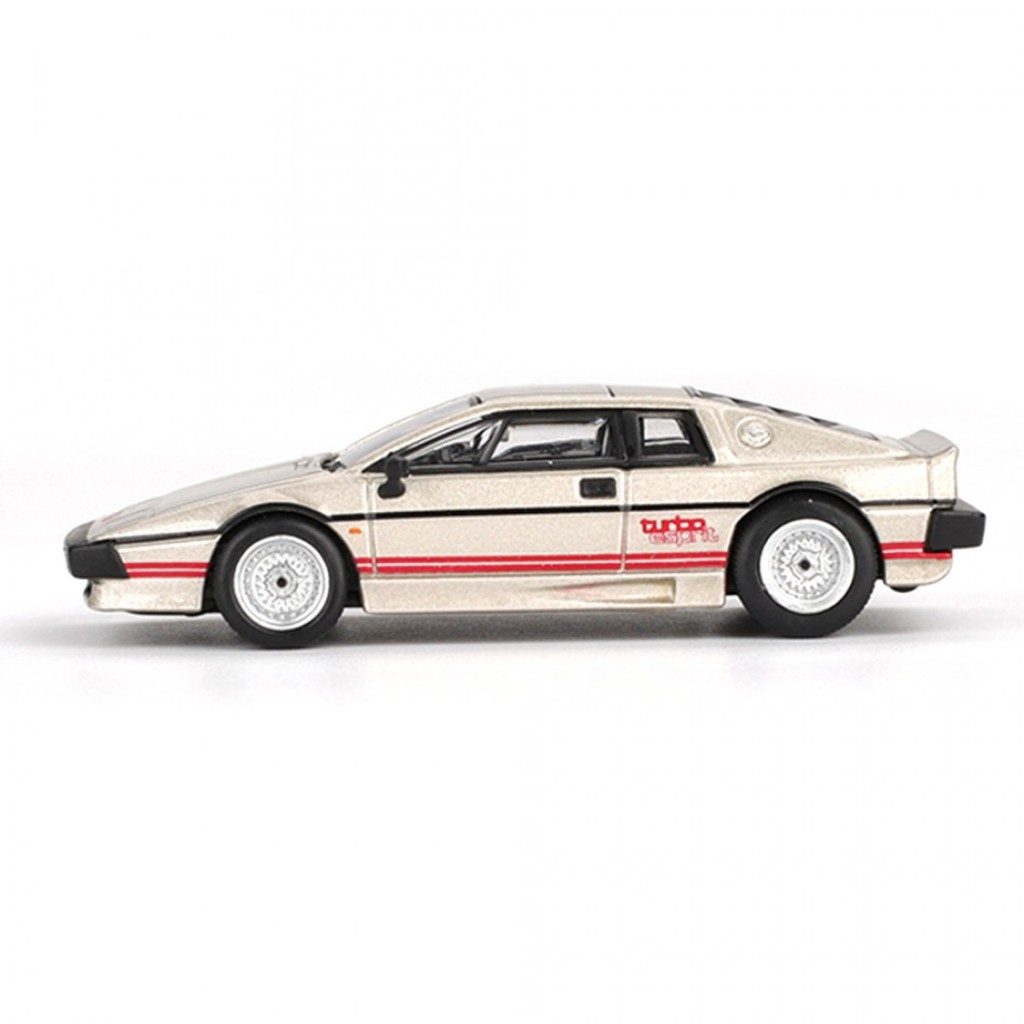 Mini GT MGT01109 1109 1/64 Lotus Esprit Turbo Metálico Prata LHD