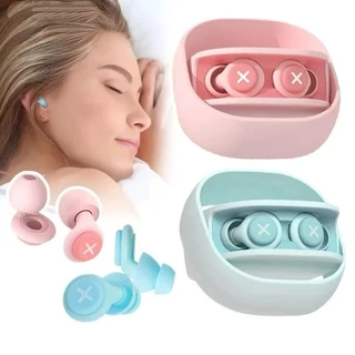 Protetor de Ouvido para Dormir/Protetor Auricular Anti-ruído/Tampão de Ouvido Silicone/Abafador de Ruídos para Dormir em Oferta na Shopee