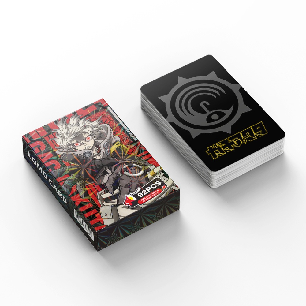 Anime GACHIAKUTA Lomo Cartão Laser Photocard Zanka Enjin Lud Riyou