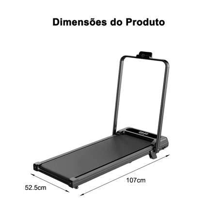 NINJA Max Esteira elétrica dobrável 110V 220V 2.0 HP Dobrável LED Display 2 Níveis Inclinação