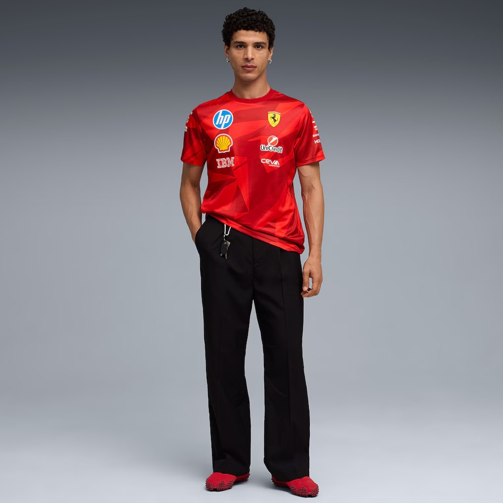 Camiseta Scuderia Ferrari 2025 20 Anos De Vermelha