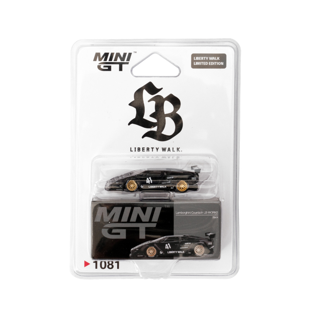 Mini GT MGT01081-L 1081 1/64 Lamborghini Countach LB-WORKS Carro