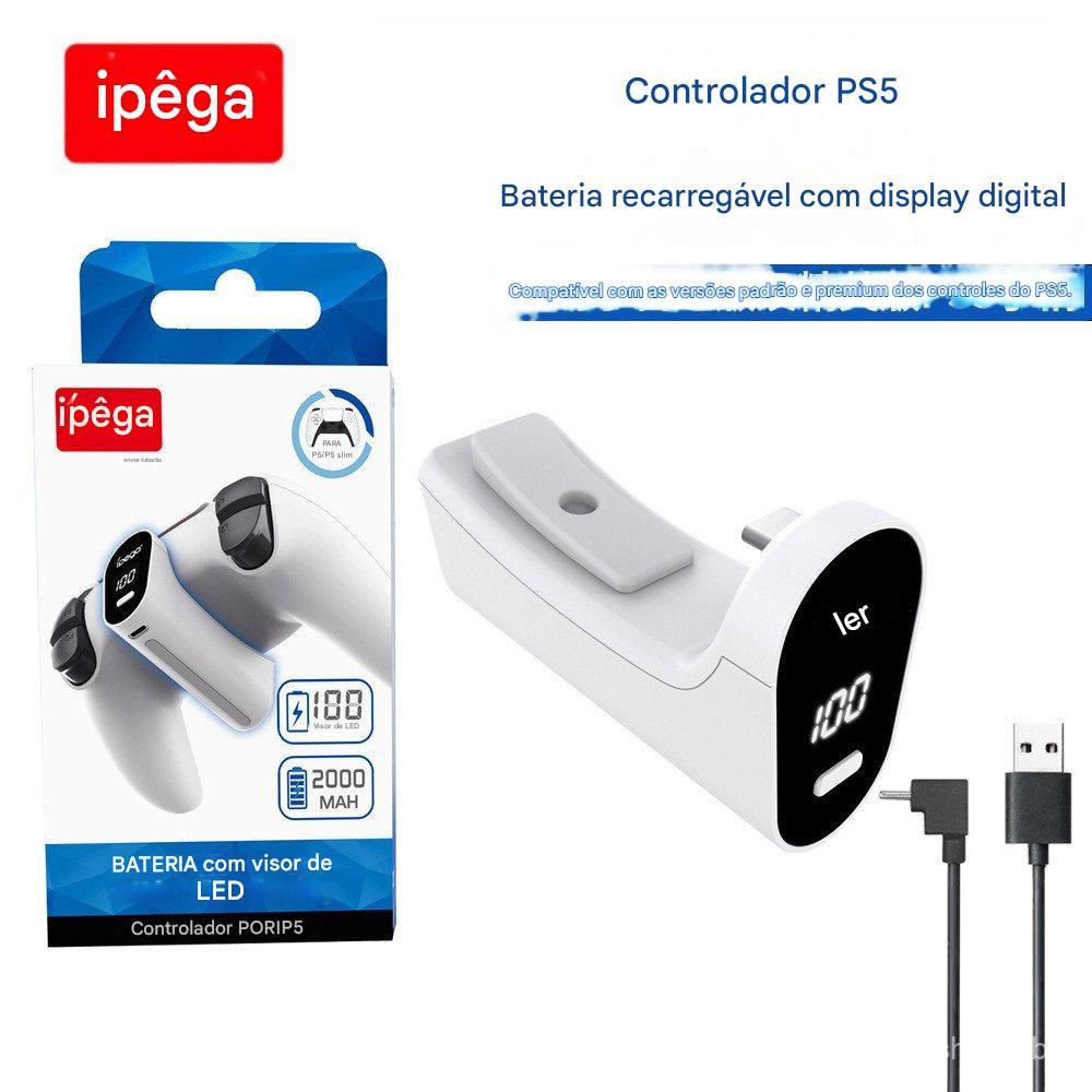 Compatível com PS5 SLIM Gamepad Bateria recarregável PS5 Alça sem fio Vida útil da bateria Bolsa de carregamento Plug-In