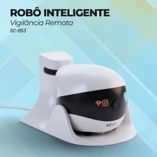 Câmera robô para animais de estimação com função de voz Função de visão noturna Babá eletrônico de carregamento automáti em Oferta na Shopee
