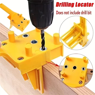 Guia Gabarito Para Cavilhas Métrico 6, 8, 10mm + kit De Brocas Com Limitador