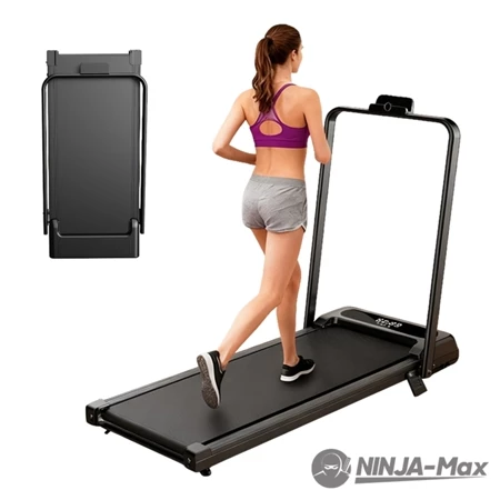 NINJA MAX Esteira Doméstica Dobrável Até 120kg Silenciosa E Compacta Para Uso Doméstico