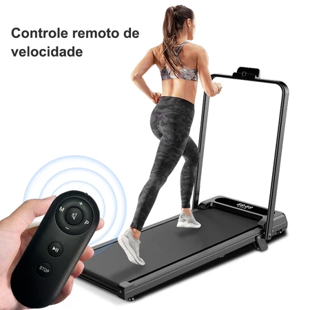 NINJA MAX 110V 220V Esteira Elétrica Motorizada Portátil e Dobrável Suporta até 120kg