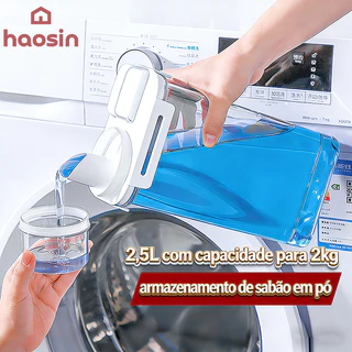 Kit 4 Caixas Organizadoras para Amaciante com Tampa à Prova de Vazamento em Oferta na Shopee