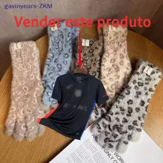 THM Inverno Quente Mangas Compridas Luvas Para Homem Mulher Sem Dedos Listra De Malha Cotovelo Elásticas Moda Ao Ar Liv