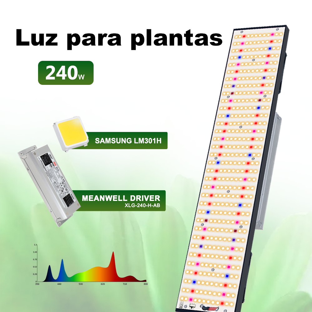 240W 480W 720W Lâmpada de Cultivo com Quantum Board Samsung LM301H