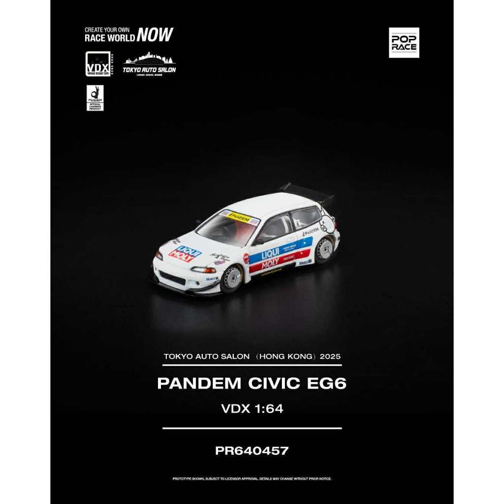 Poprace 1 : 64 PR640457 Pandem Civic EG6 Tokyo Auto Salon Hong