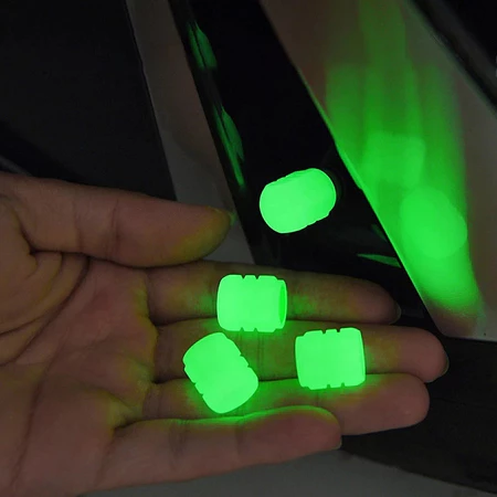 kit 4 Bicos Pinos Pneu Efeito Neon Carro Bike Moto（Atualização do material）