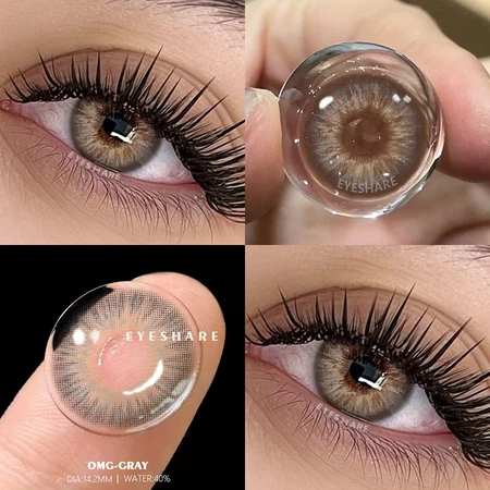 Lentes De Contato De Cor natural Marrom EYESHARE Para Olhos , Perfeitas Festas De Ano Novo O Dia Dos Namorados , Macias