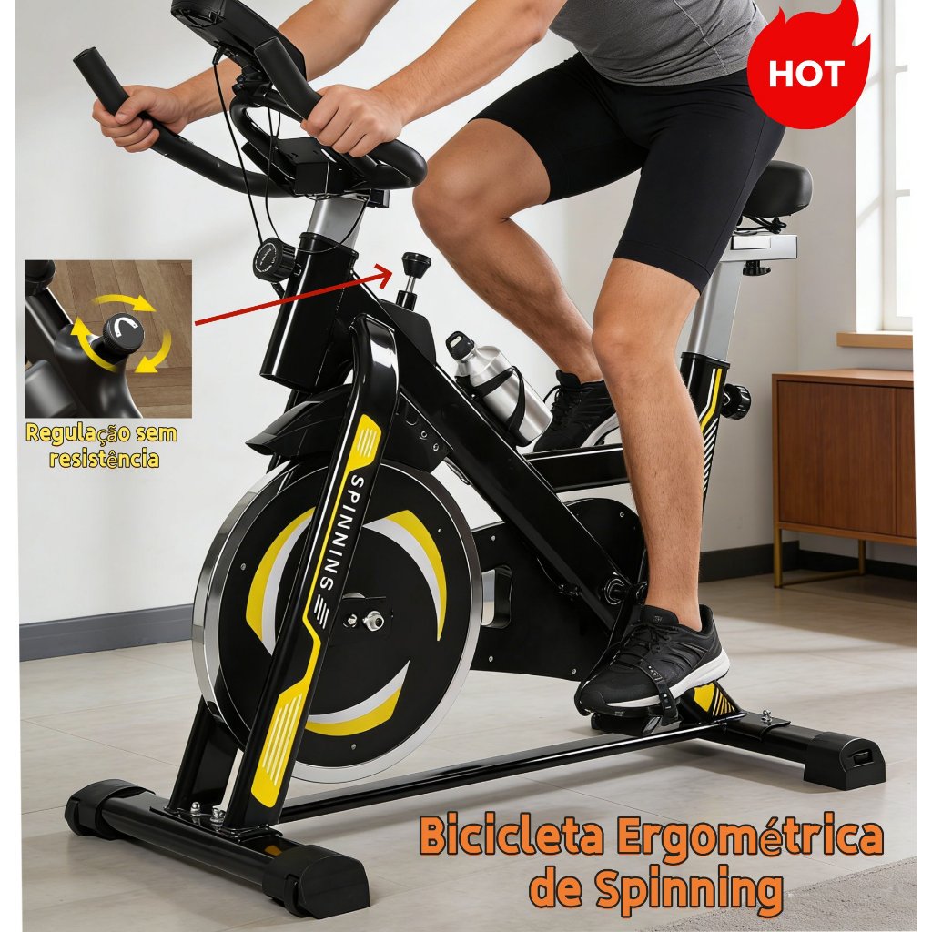Bicicleta Spinning bicicleta ergometrica Para Exercícios Profissional ...
