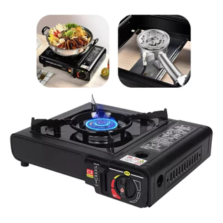 Fogão a gás portátil com caixa de ignição automática para camping e pesca em Oferta na Shopee