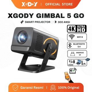 Projetor XGODY Smart Mini Android Full HD 4K Bluetooth Wifi 6 De Cinema Em Casa Suporte Netflix em Oferta na Shopee