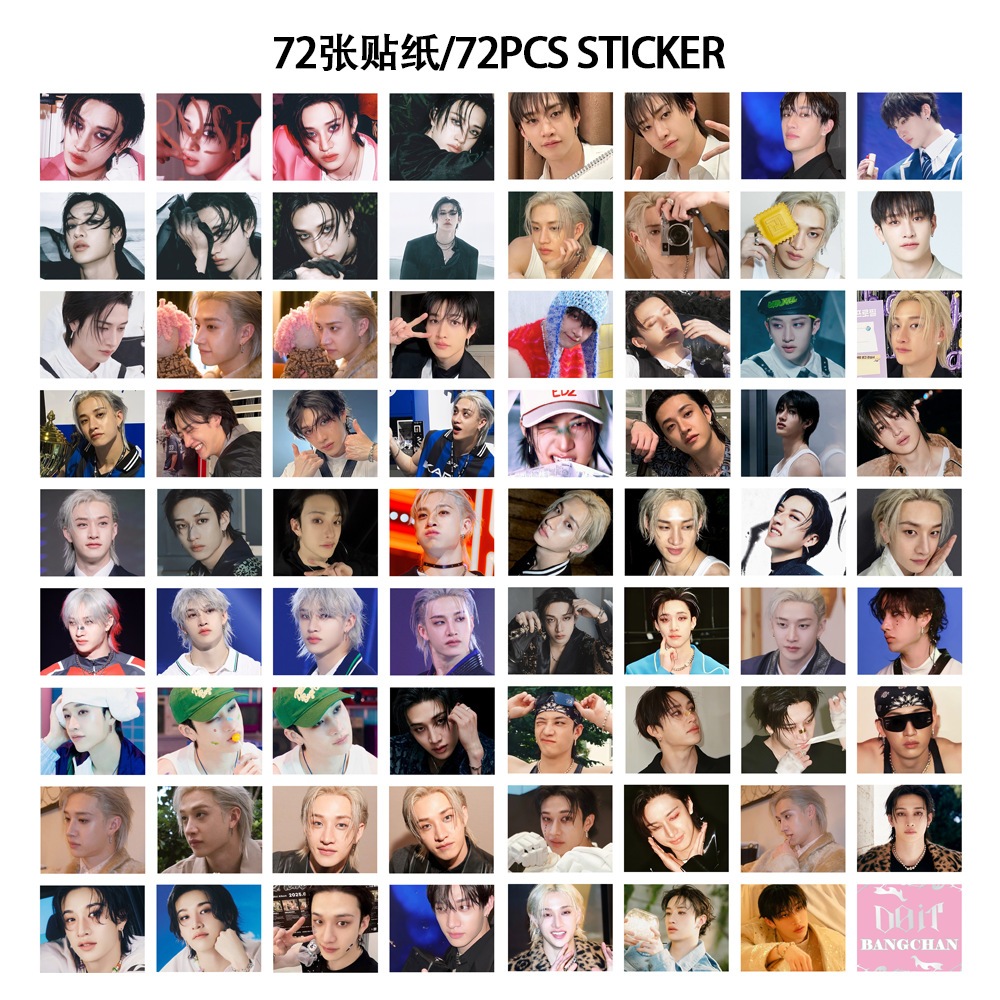 Kpop 55 Pçs/Set Stray Kids Bangchan Solo Lomo Cartões Meninos