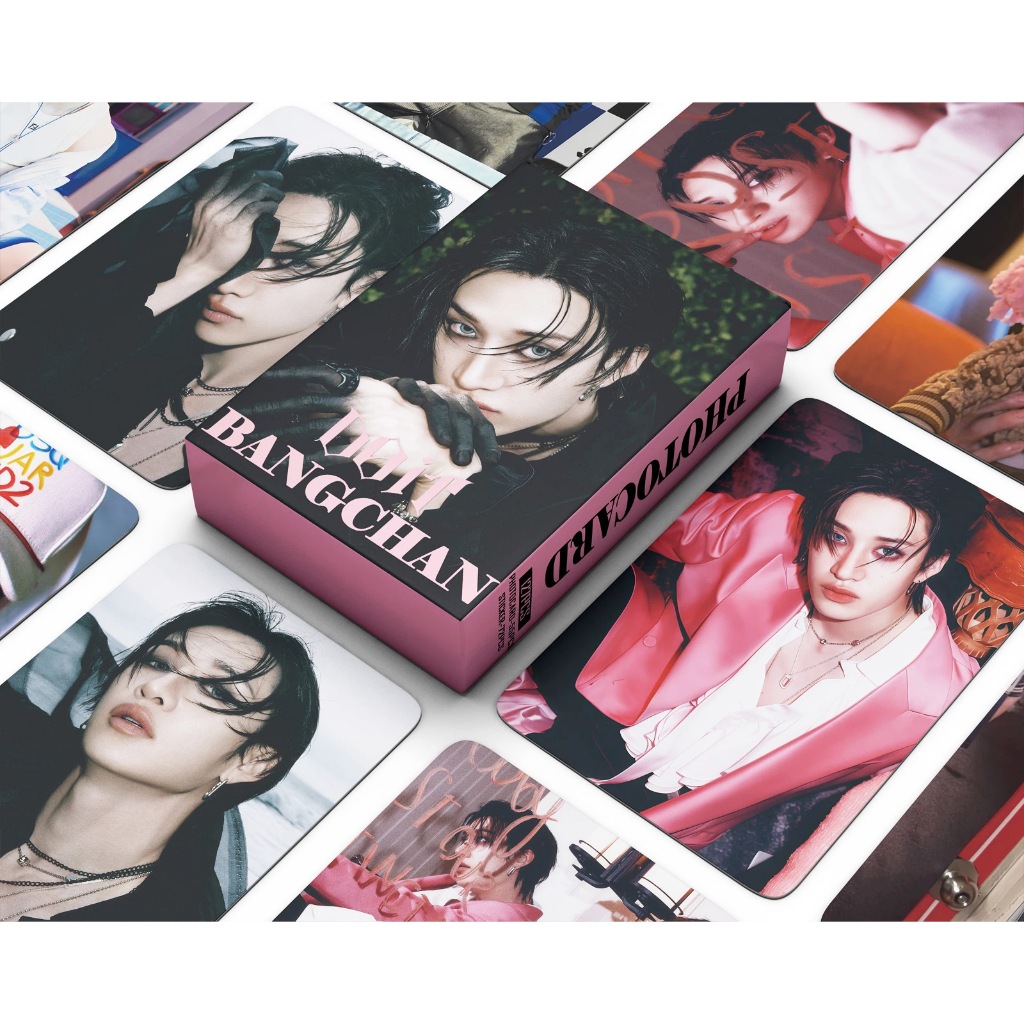 Kpop 55 Pçs/Set Stray Kids Bangchan Solo Lomo Cartões Meninos