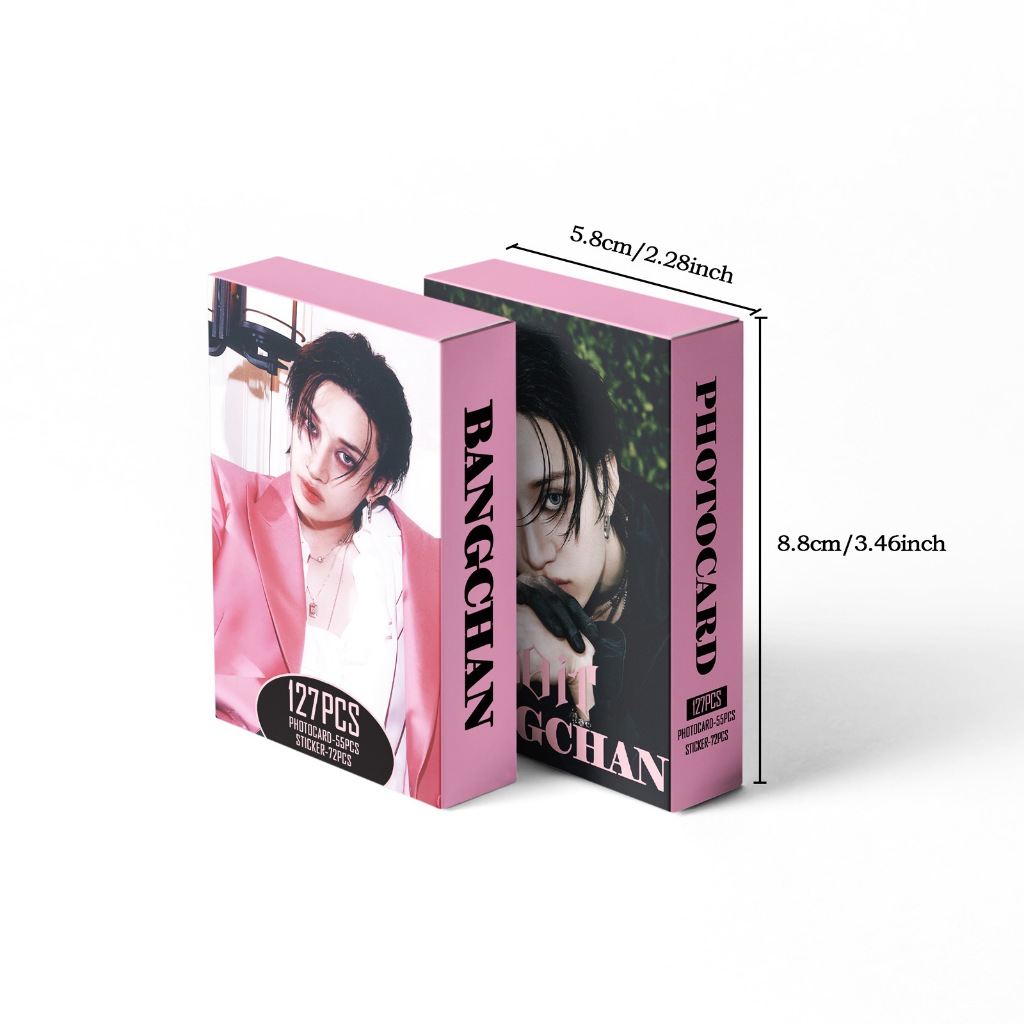 Kpop 127 Pçs/Set Stray Kids Bangchan Solo Lomo Cartões Meninos