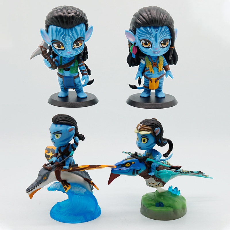 2 Pçs/Set 11cm Avatar 2 O Caminho Da Água Anime Figura Jake Sully